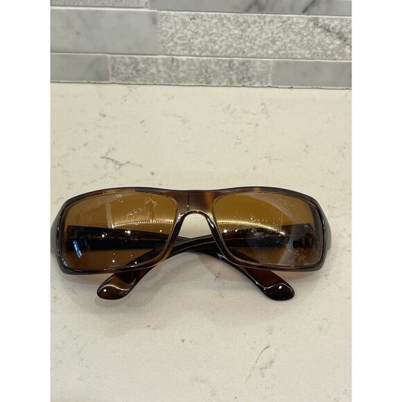 Ray-Ban Unisex Tortoise RB 4075 642/57 Wrap Sunglasses "FRAMES ONLY" - Picture 6 of 8